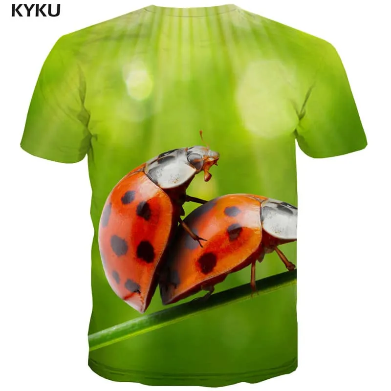 shirt insect plant Novelty 3D shirt beautiful Cool man art costume