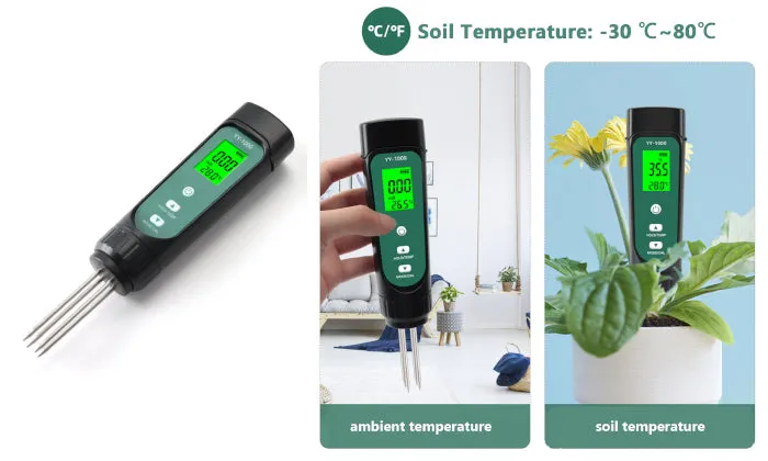 Soil Moisture Temperature and Conductivity Measures