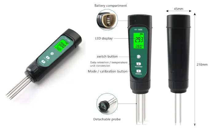 Soil Moisture Temperature and Conductivity Measures