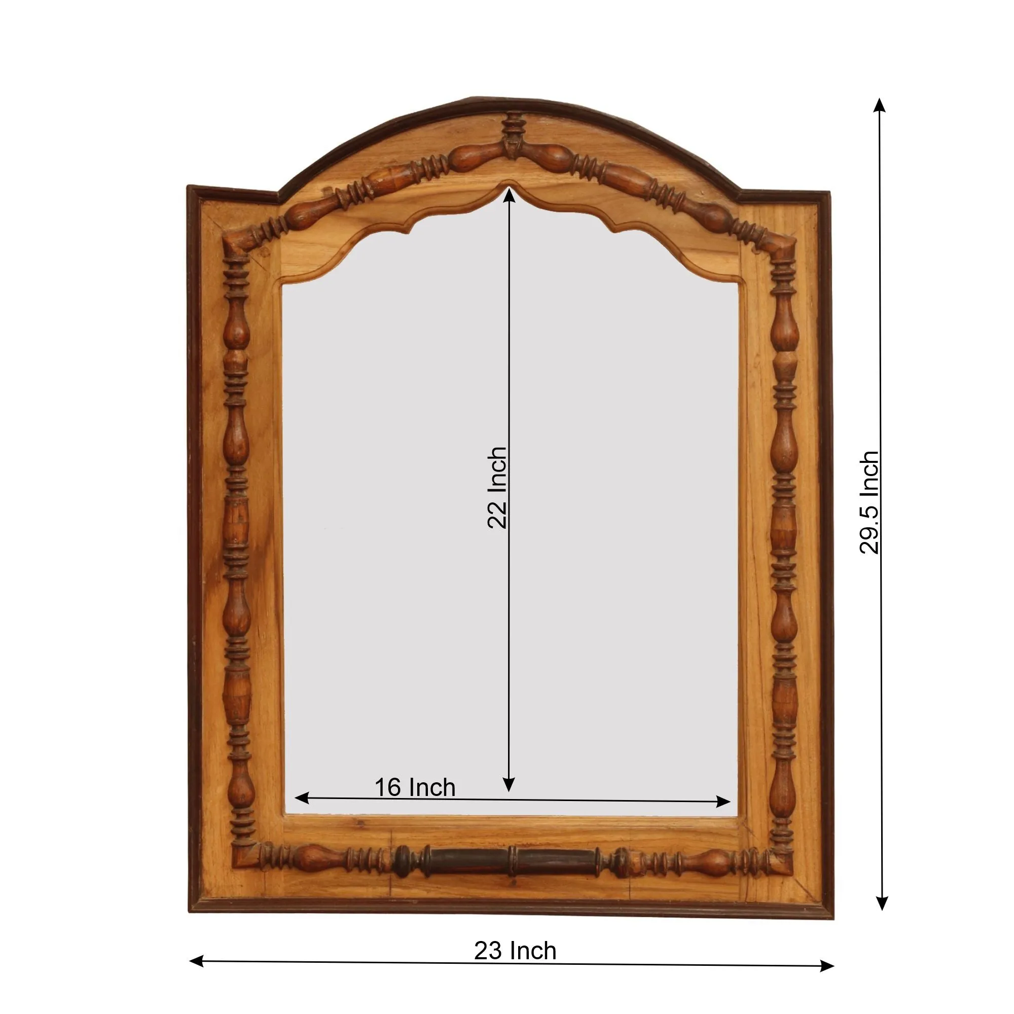 Sophisticated Jharokha Mirror Frame