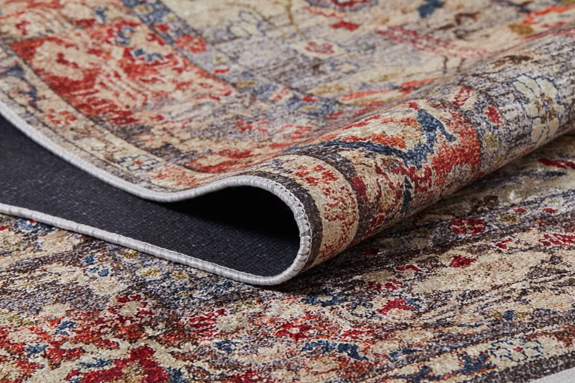 Sophisticated Scrolls - Washable Rug - JR900