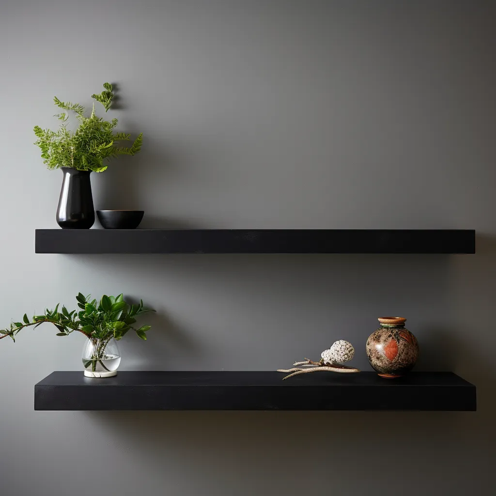 Sophisticated Simplicity: 36mm Thick Floating Shelves