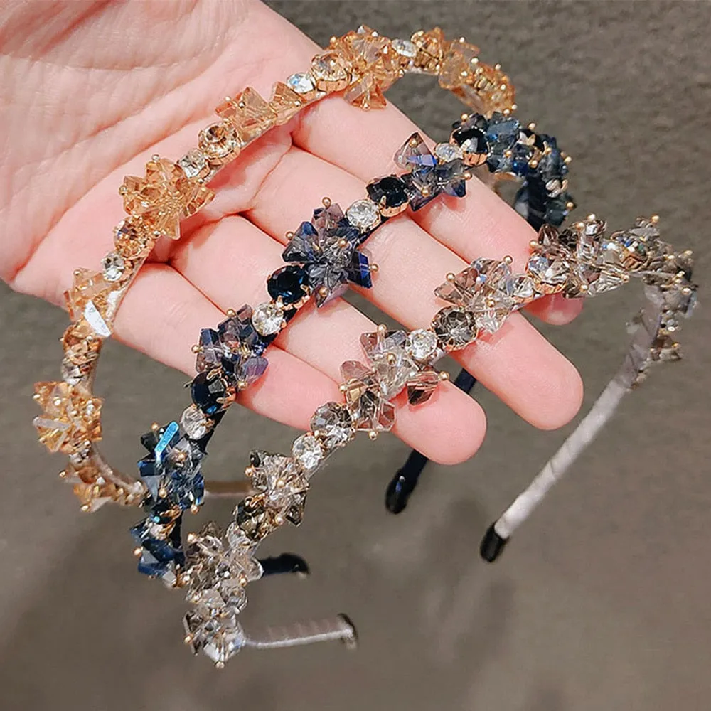 Sophisticated Sparkle Rhinestone Crystal Headband