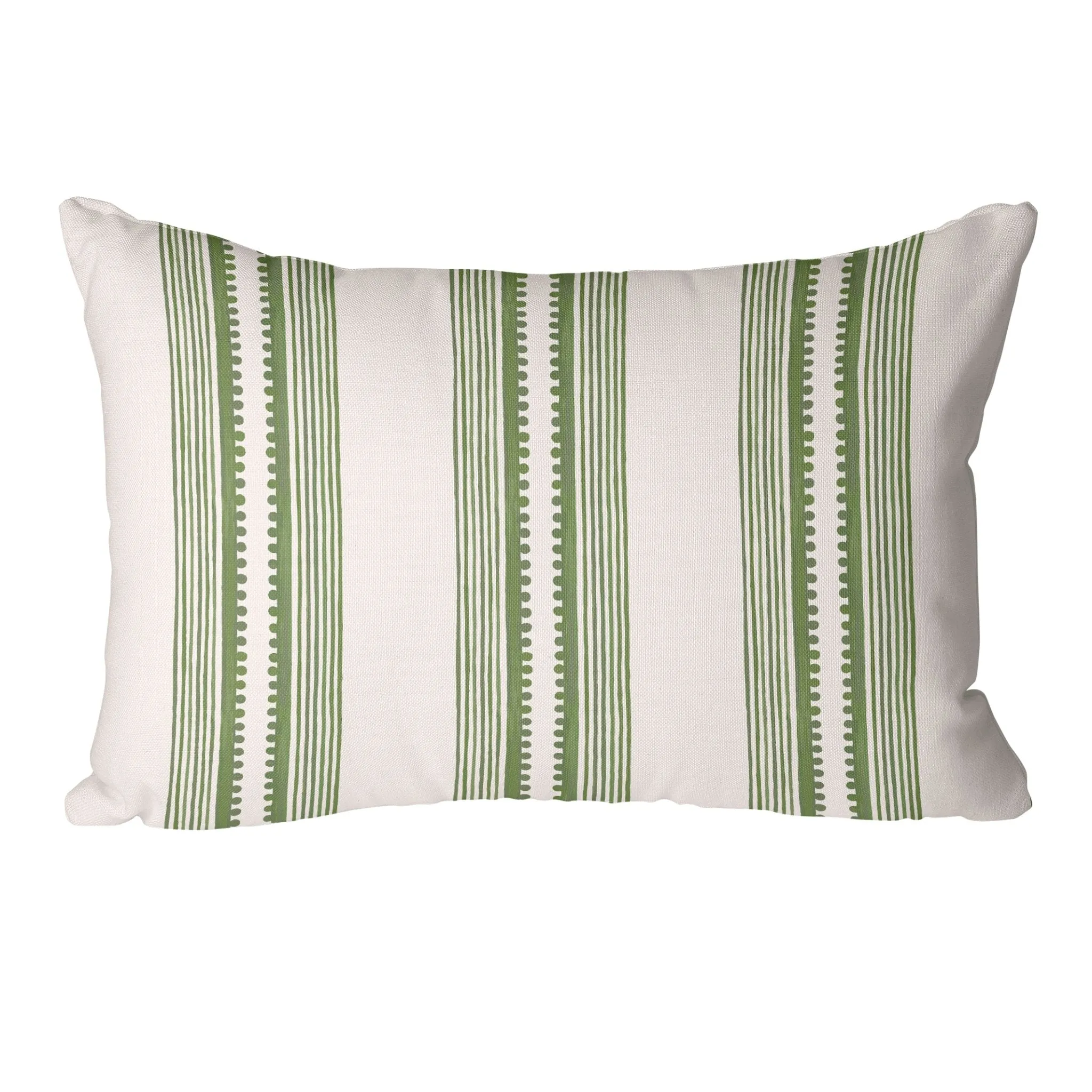 Sophisticated Stripe Pillow Cover in Green