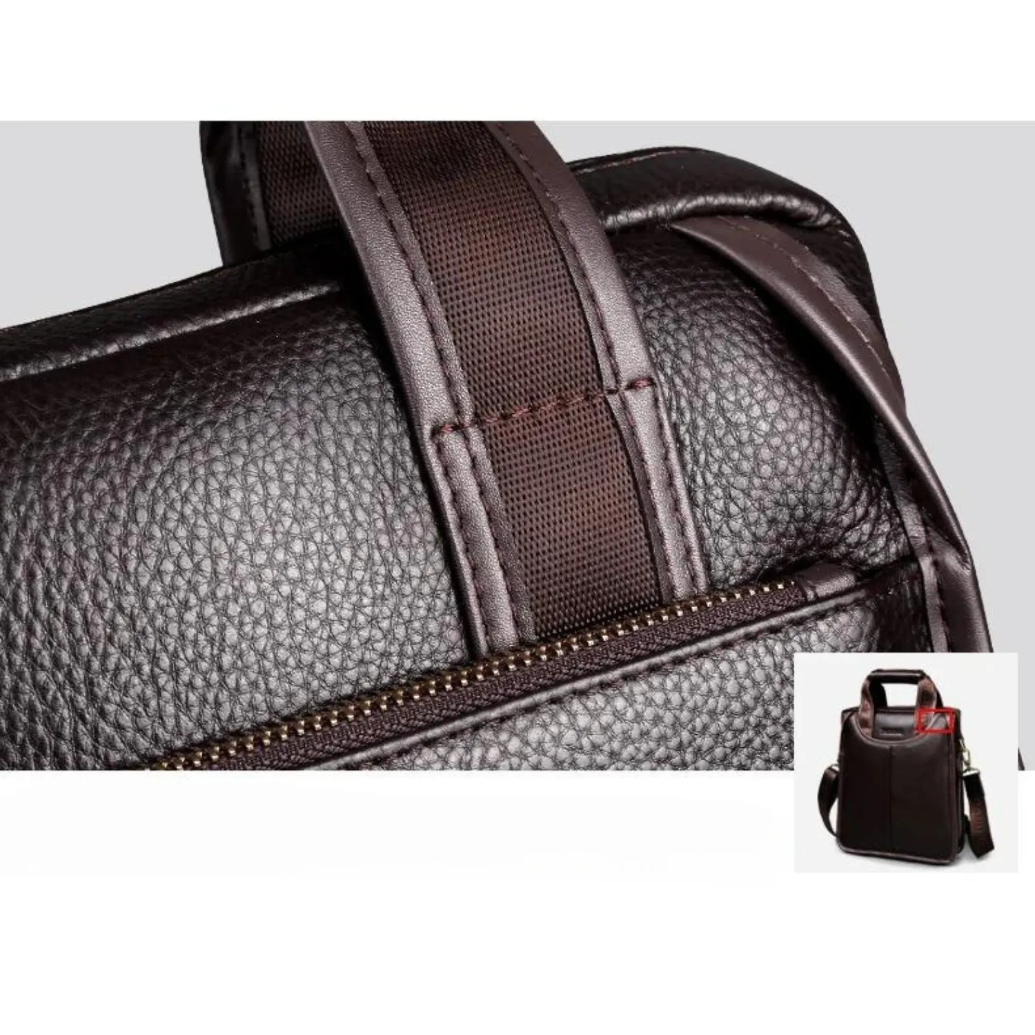 Sophisticated Vintage Leather Men’s Briefcase