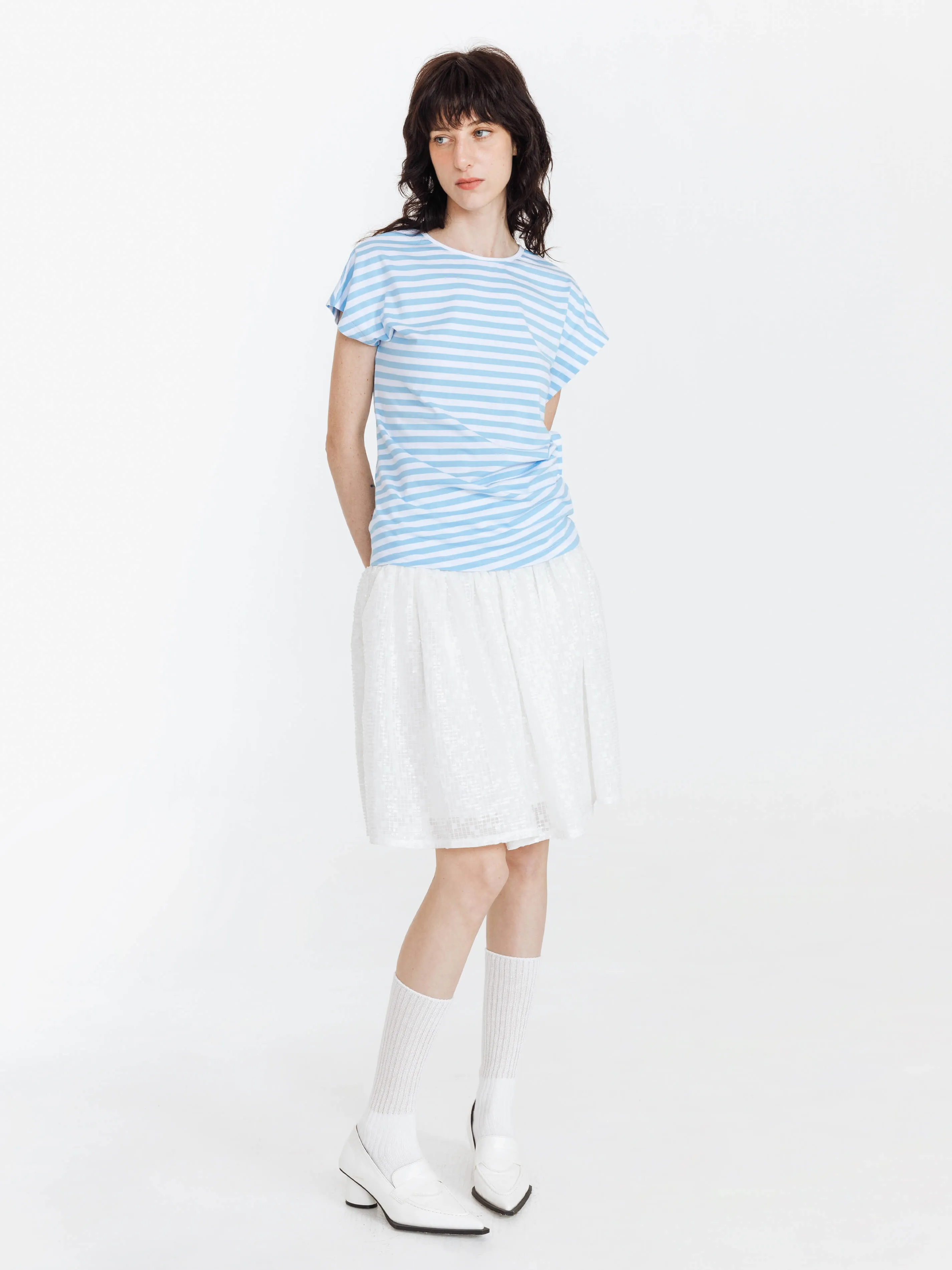 Striped Crew Neck T-shirt