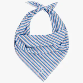 The Cape Stripe | Performance Bandana | The Cape Stripe - Caicos Blue/Washed Red/White