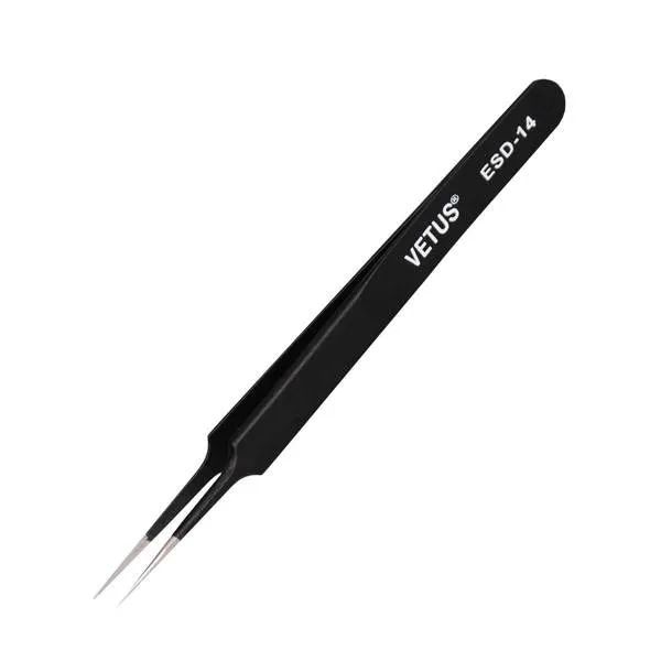 Vetus Tweezers BLACK ESD-14